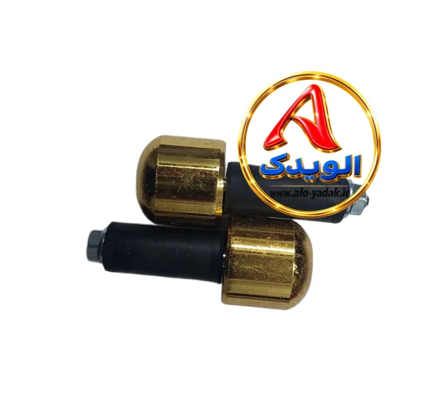 Honda CG200 motorcycle steering wheel balance weight, gold color