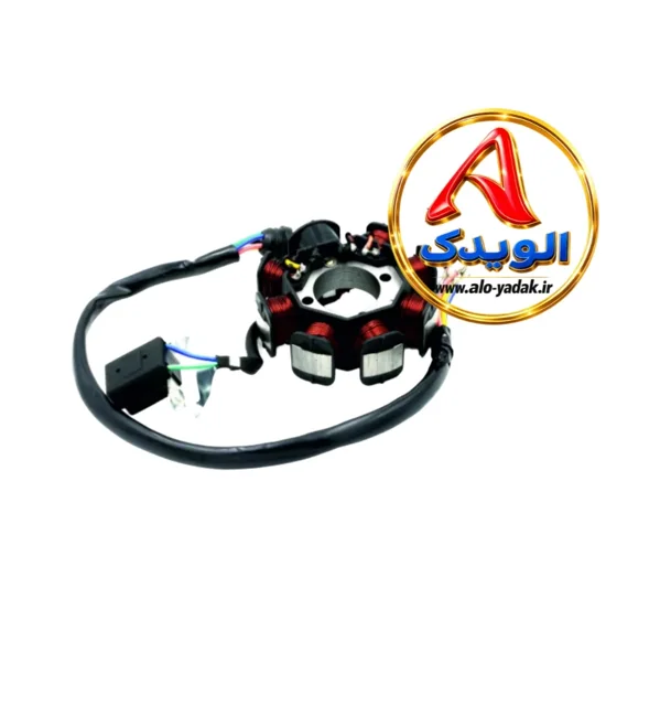 دستگاه(صفحه)برق ۸بوبین موتورسیکلت هندا داخل روغن