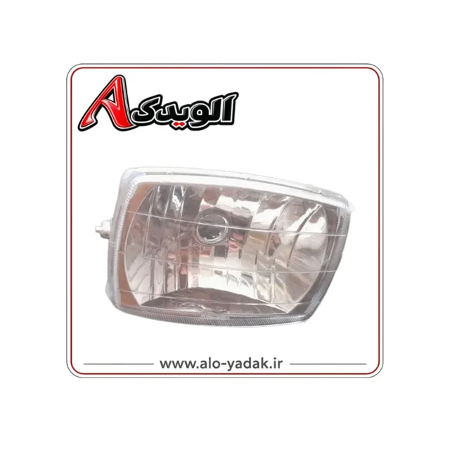 بلوری تک چراغ جلوموتورسیکلت هوندا  (چهارگوش شیشه آمیکو)